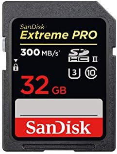 SanDisk 128 GB SDXC SD Extreme Pro Hafıza Kartı UHS-II Fujifilm X-T3 ile Çalışır, X-T2, X-T1 Aynasız kamera 300 MB/s 4 K V30
