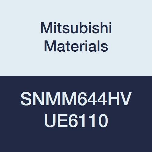 Mitsubishi Materials SNMM644HV UE6110 Delikli Karbür SN Tipi Negatif Tornalama Ucu, Genel Kesim, CVD Kaplamalı, Kare, 0,75 IC,