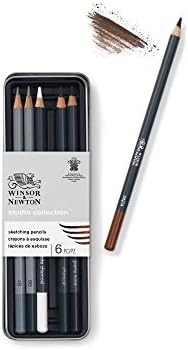 Winsor & Newton Stüdyo Koleksiyonu Sanatçı Kalemleri, Eskiz Kalemleri, 6'lı Set