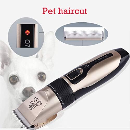 Pet Clippers-Profesyonel Elektrikli Pet Saç Tıraş Makinesi, Akülü ve Şarj Edilebilir, Kedi ve Köpek Bakım, Kırpma, Tıraş, Kırpma