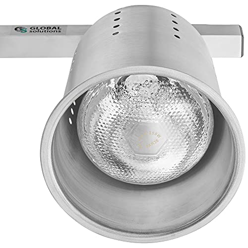 Global Çözümler GS1670 Ayarlanabilir ısı lambası / Paslanmaz Çelik Konstrüksiyon / 4 Ayarlanabilir Yükseklik Ayarı / Kaymaz Ayaklar
