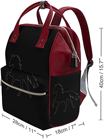 Siluet at anne sırt çantası su geçirmez omuz çantası rahat büyük sırt çantası seyahat alışveriş iş için