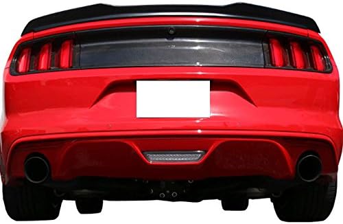 IKON MOTORSPORLARI, gövde Spoiler İle Uyumlu 2015-2021 Ford Mustang Coupe, H Tarzı 2DR Yüksek Tekme V Boyalı CA Twister Turuncu