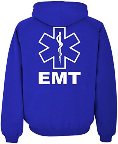 The Goozler v2 EMT-Acil Tıp Teknisyeni 911-Erkek Kazak Kapüşonlu Sweatshirt
